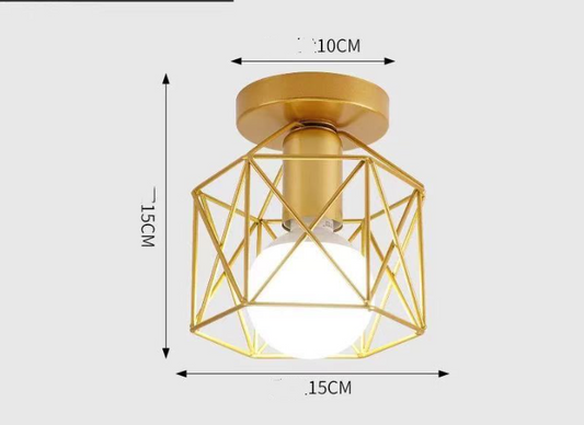 Postmodern Balcony and Aisle Ceiling Lamp