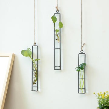 Modern Metal & Glass Wall Pendant