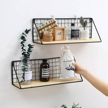 Wrought Iron Wall Rack