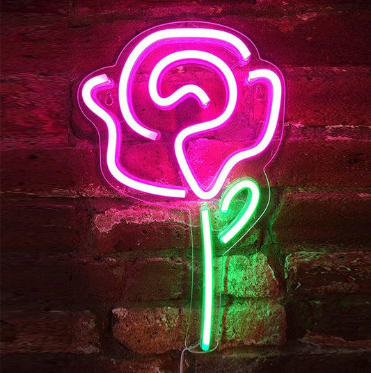 Elegant LED Acrylic Neon Wall Decor