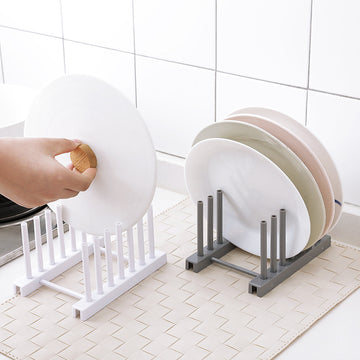 Kitchen Dish Storage Rack with Draining Function