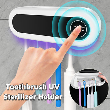 Smart Toothbrush UV Sterilizer & Toothpaste Dispenser