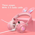 Luminous Rabbit Ear Wireless Headphones