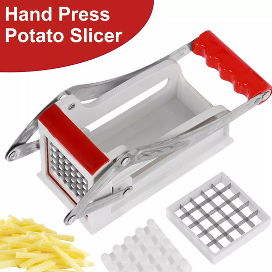 Stainless Steel French Fry Cutter & Vegetable Slicer