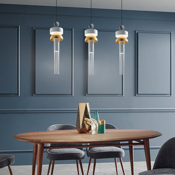 Glass Tassel Chandelier