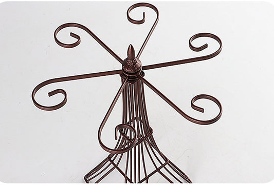 Iron Welded Wine Glass Holder