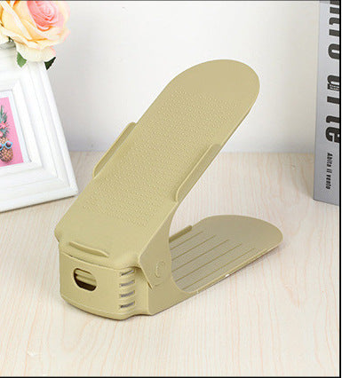 Stackable Shoe Storage Organizer with Double Shoe Rack Shelf