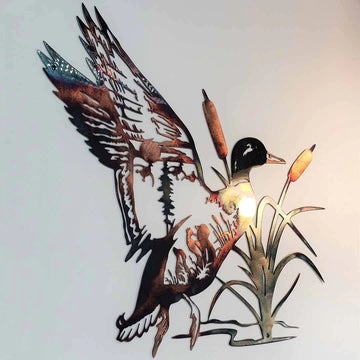 Mallard Duck Iron Wall Art