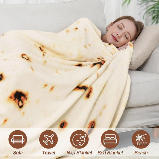 71IN Double-Sided Burrito Blanket