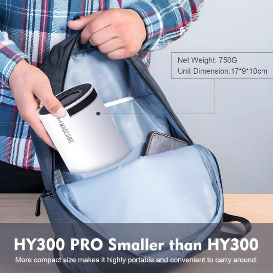 Magcubic HY300 PRO 4K Smart Projector - Premium Portable Home Theater with Android 11 & WiFi 6