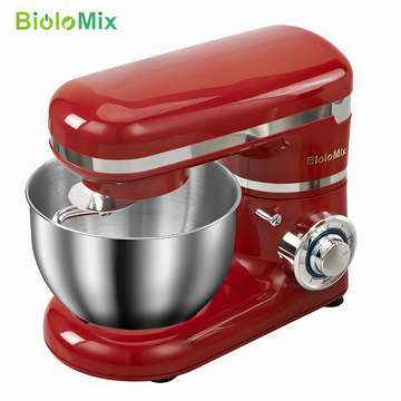 1200W 6-Speed Kitchen Stand Mixer with 4L Stainless Steel Bowl