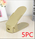 Stackable Shoe Storage Organizer with Double Shoe Rack Shelf