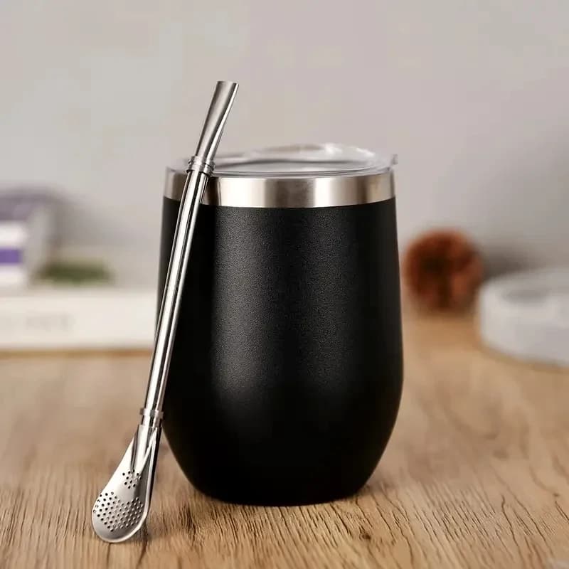 Insulated Steel Tumbler Cup Set