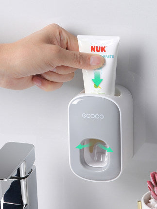  Automatic Toothpaste Dispenser Wall-Mounted Bathroom Accessories Set