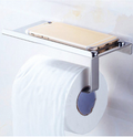 304 Stainless Steel Rack with Toilet Paper Holder