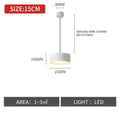 Nordic Style Bedroom Bedside Single-Head Mini Chandelier