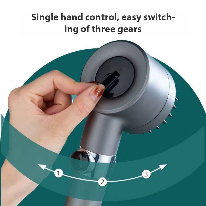 High-Pressure 3-Mode Shower Head