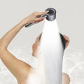 A woman having a shower