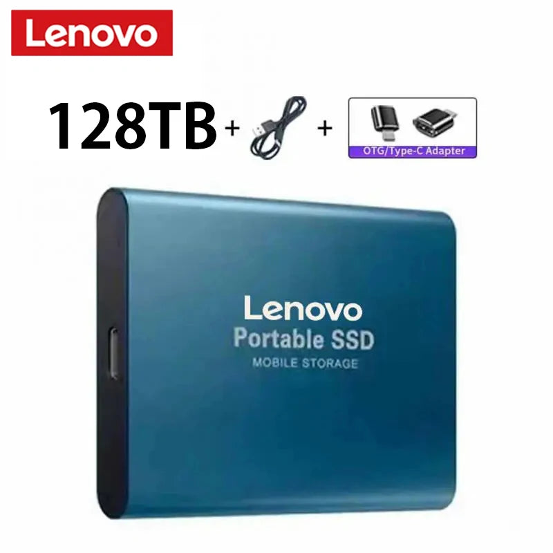 Lenovo Portable SSD - 128TB High-Speed External Drive