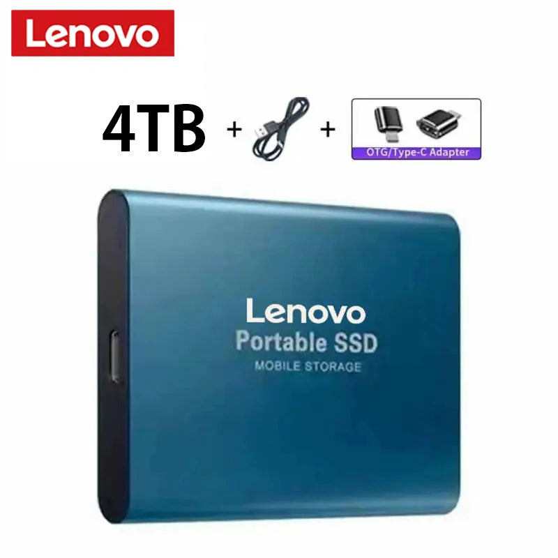 Lenovo Portable SSD - 128TB High-Speed External Drive