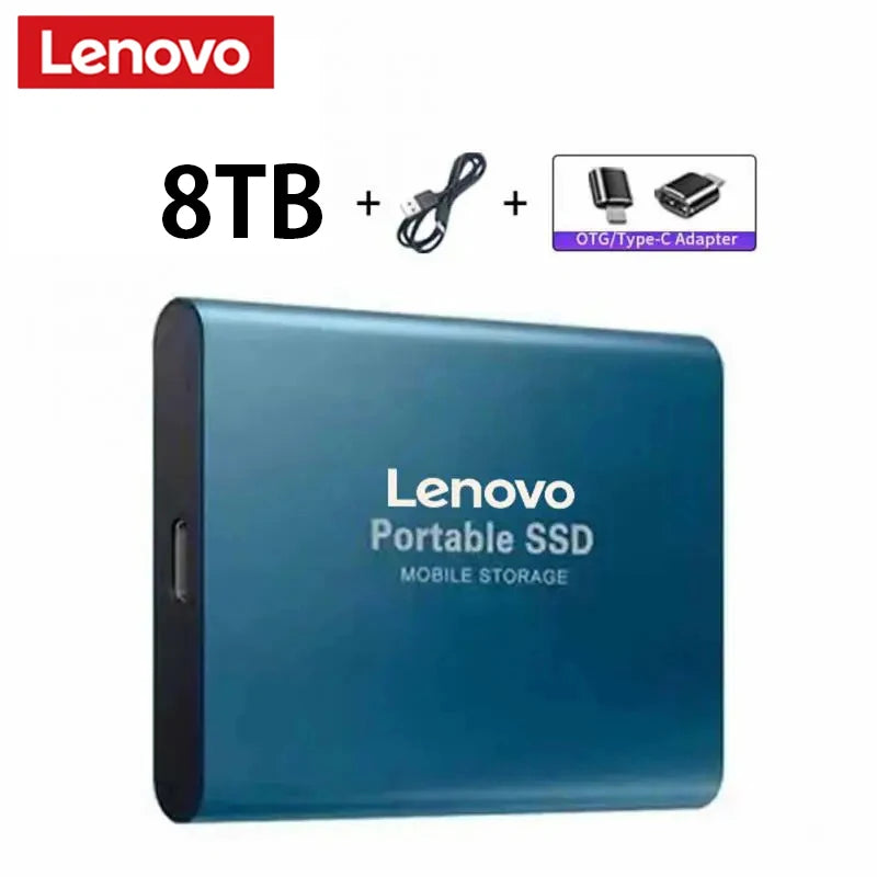 Lenovo Portable SSD - 128TB High-Speed External Drive