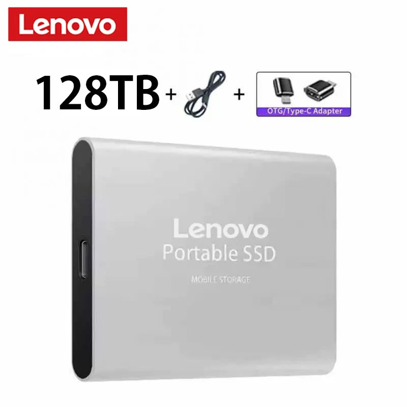 Lenovo Portable SSD - 128TB High-Speed External Drive