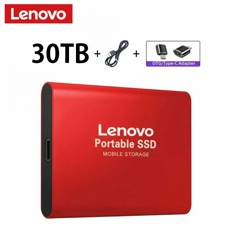 Lenovo Portable SSD - 128TB High-Speed External Drive