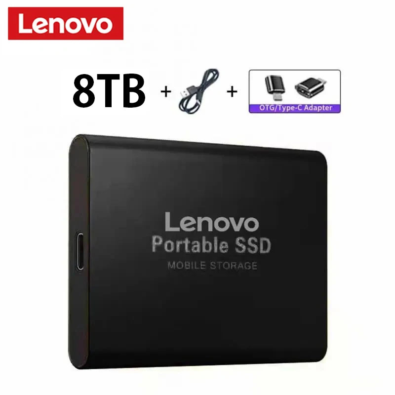 Lenovo Portable SSD - 128TB High-Speed External Drive