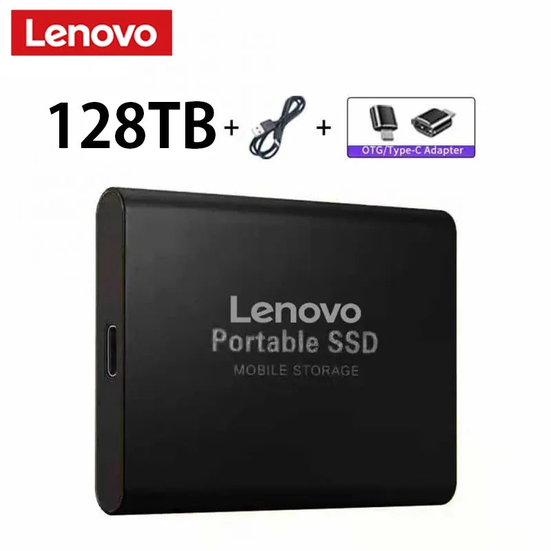 Lenovo Portable SSD - 128TB High-Speed External Drive