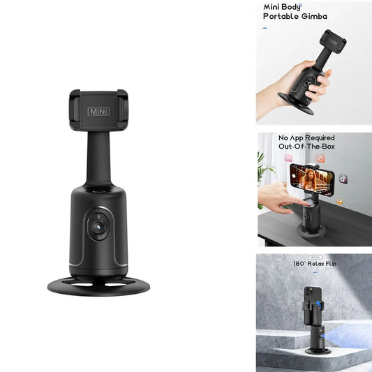 360° Auto Face Tracking Gimbal - Smartphone Vlog Stabilizer