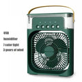 3-in-1 Portable Air Conditioner Fan with LED Light - USB