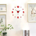 Creative Frameless DIY Wall Clock