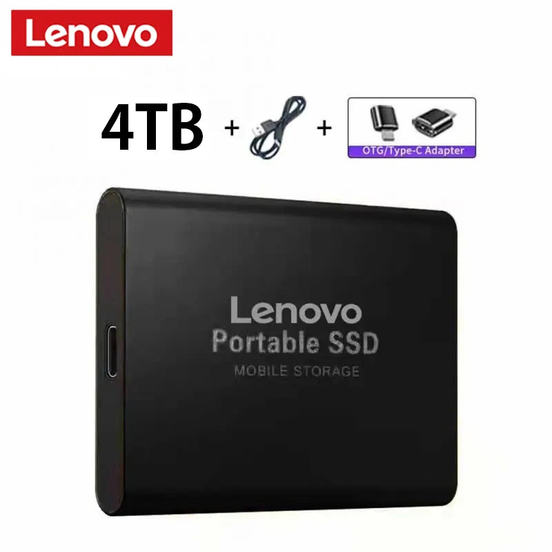 Lenovo Portable SSD - 128TB High-Speed External Drive