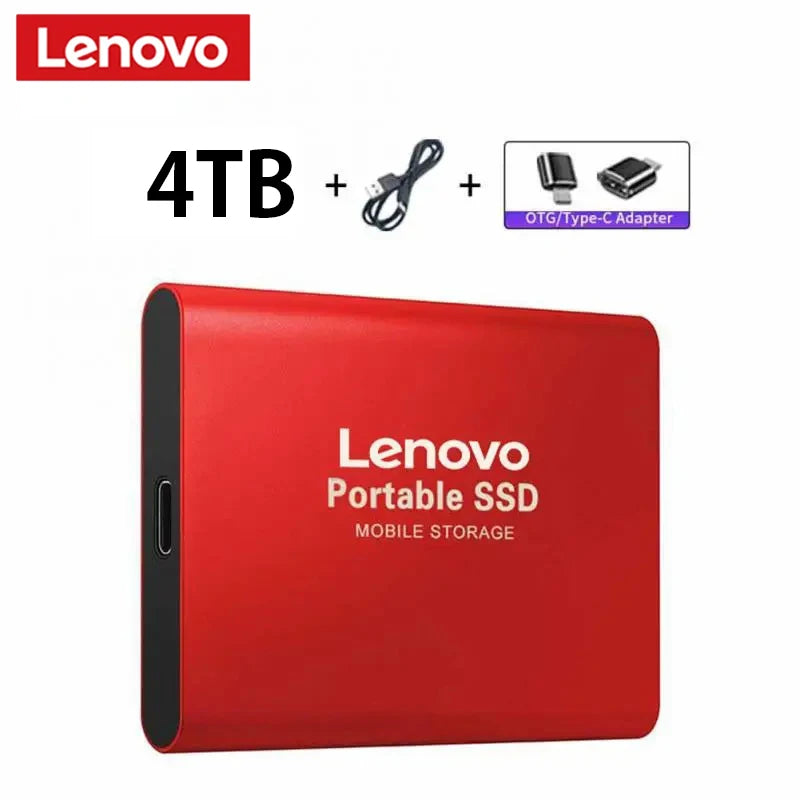 Lenovo Portable SSD - 128TB High-Speed External Drive