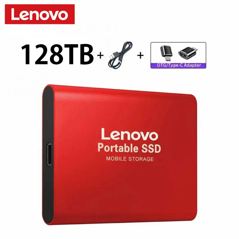 Lenovo Portable SSD - 128TB High-Speed External Drive