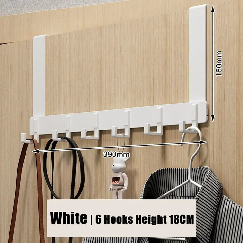 Over Door 6-Hook Organizer Rack