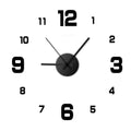 Creative Frameless DIY Wall Clock