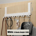 Over Door 6-Hook Organizer Rack