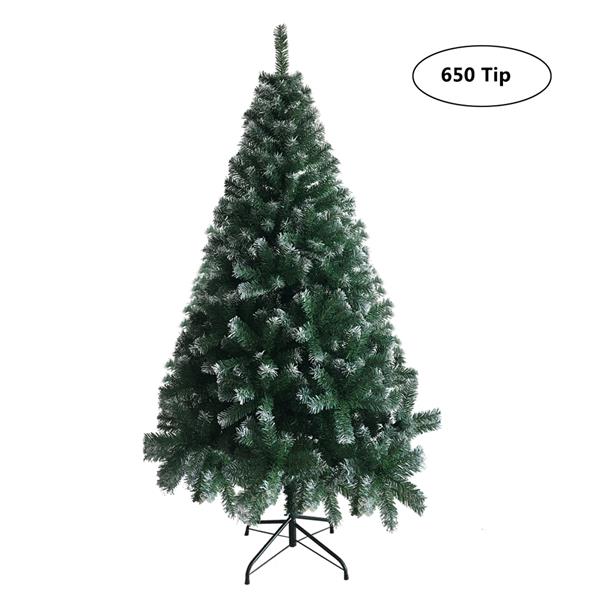 6FT Iron Leg PVC Christmas Tree with 650 Branches