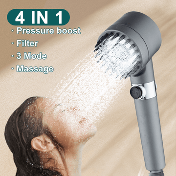 High-Pressure 3-Mode Shower Head